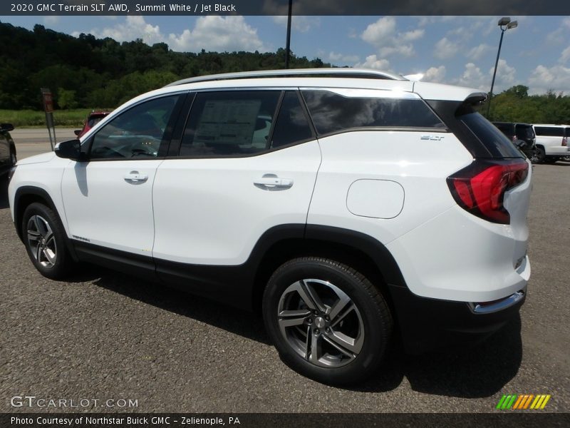 Summit White / Jet Black 2020 GMC Terrain SLT AWD