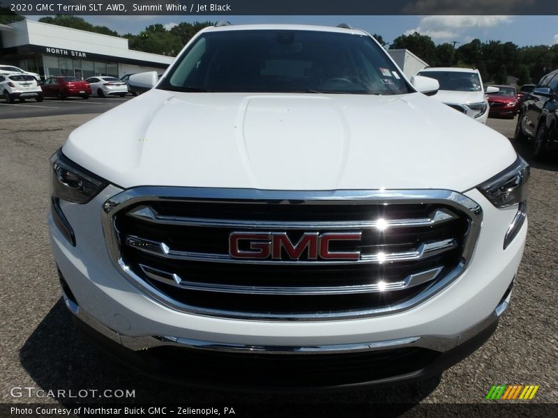 Summit White / Jet Black 2020 GMC Terrain SLT AWD