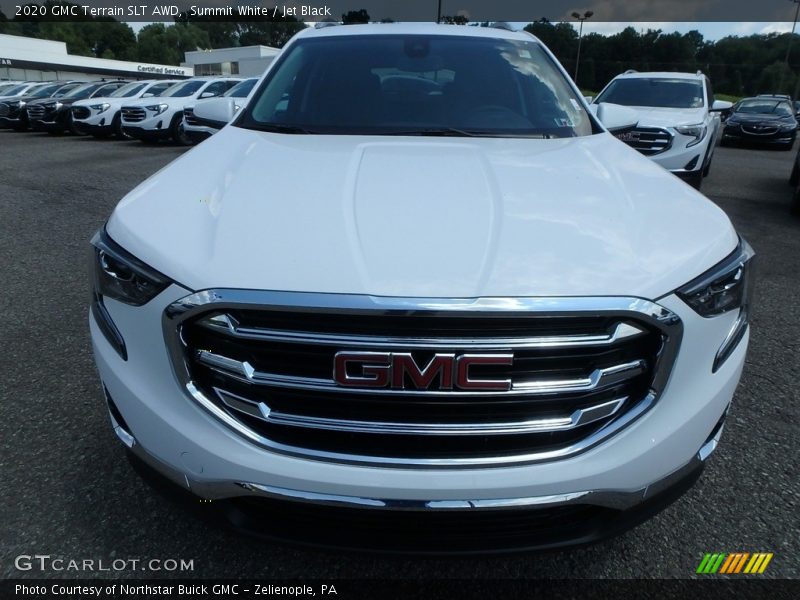 Summit White / Jet Black 2020 GMC Terrain SLT AWD