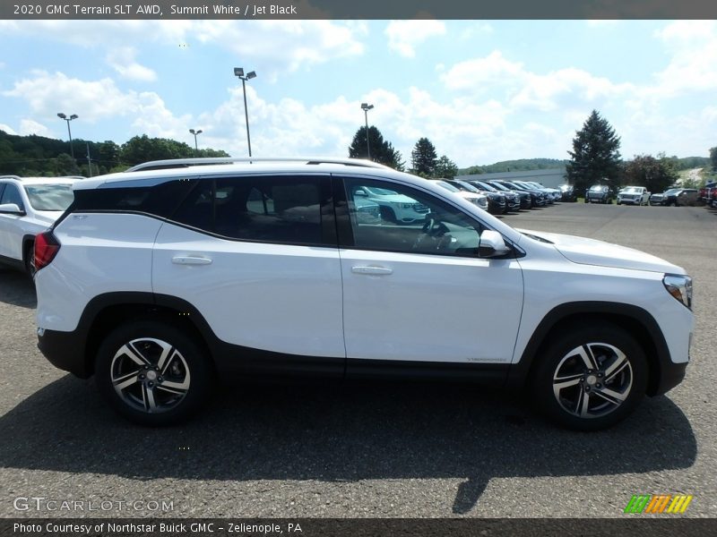Summit White / Jet Black 2020 GMC Terrain SLT AWD