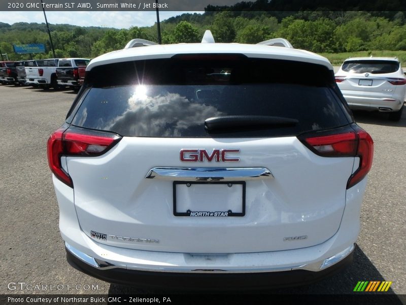 Summit White / Jet Black 2020 GMC Terrain SLT AWD