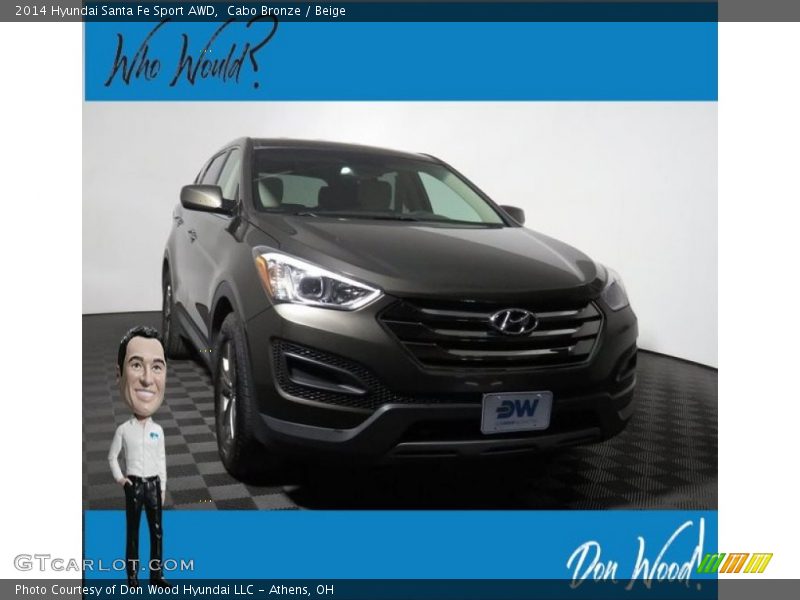 Cabo Bronze / Beige 2014 Hyundai Santa Fe Sport AWD