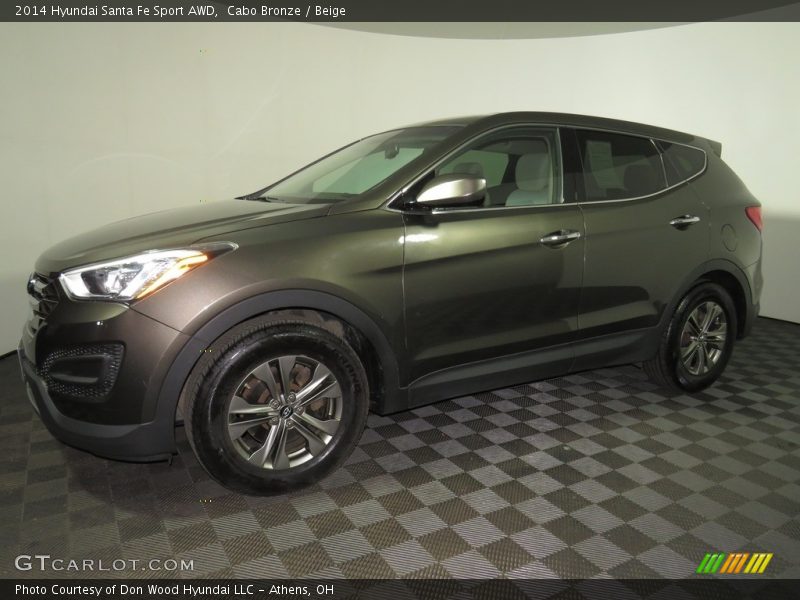 Cabo Bronze / Beige 2014 Hyundai Santa Fe Sport AWD