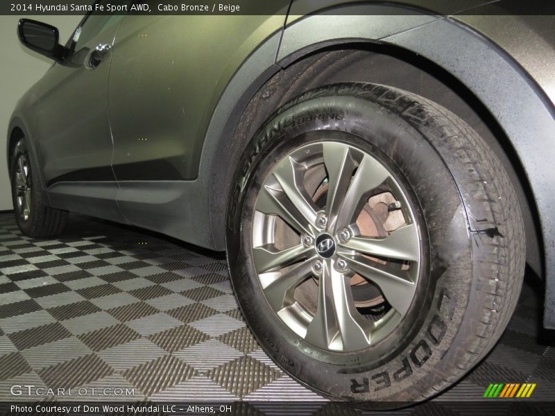 Cabo Bronze / Beige 2014 Hyundai Santa Fe Sport AWD