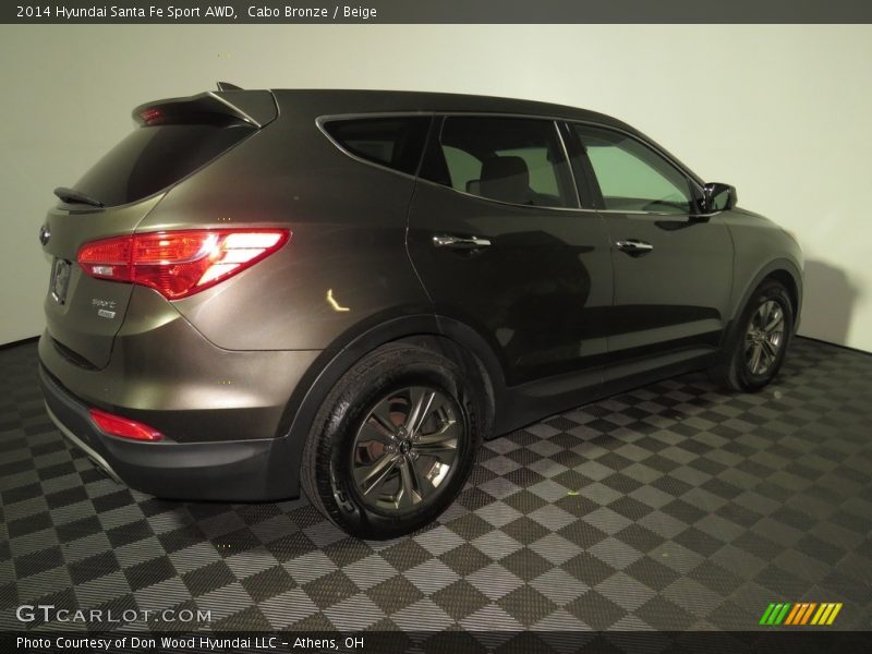 Cabo Bronze / Beige 2014 Hyundai Santa Fe Sport AWD