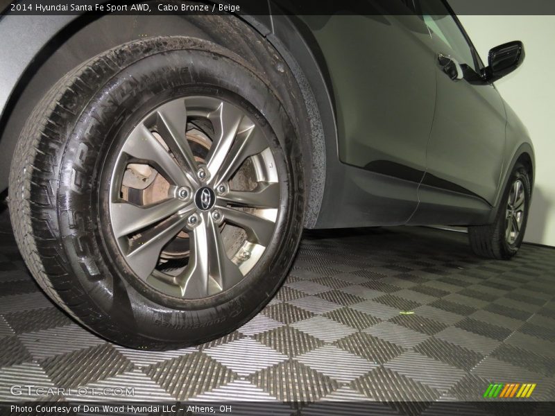 Cabo Bronze / Beige 2014 Hyundai Santa Fe Sport AWD