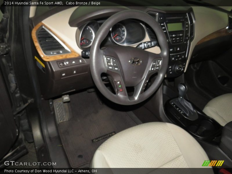 Cabo Bronze / Beige 2014 Hyundai Santa Fe Sport AWD