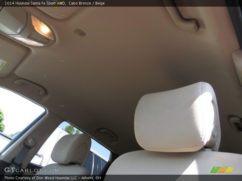 Cabo Bronze / Beige 2014 Hyundai Santa Fe Sport AWD