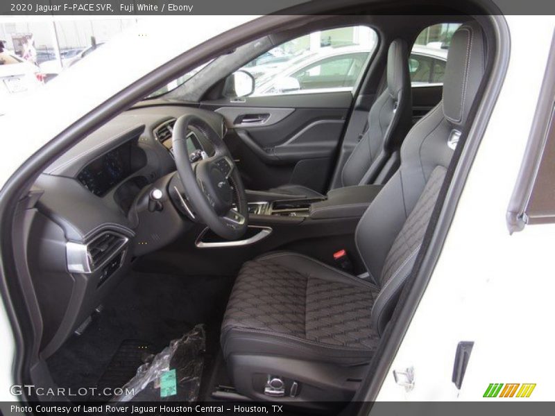  2020 F-PACE SVR Ebony Interior