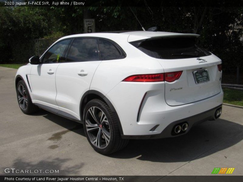Fuji White / Ebony 2020 Jaguar F-PACE SVR