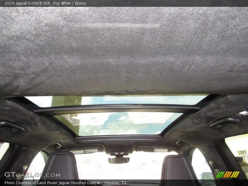 Sunroof of 2020 F-PACE SVR