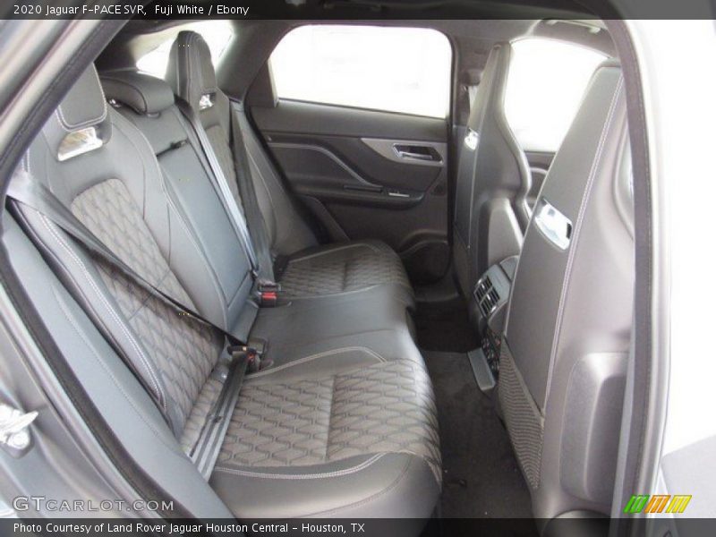 Rear Seat of 2020 F-PACE SVR