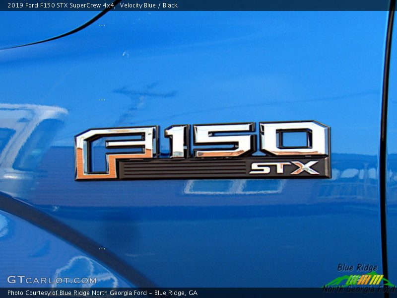Velocity Blue / Black 2019 Ford F150 STX SuperCrew 4x4