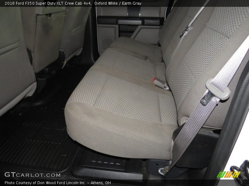 Oxford White / Earth Gray 2018 Ford F350 Super Duty XLT Crew Cab 4x4