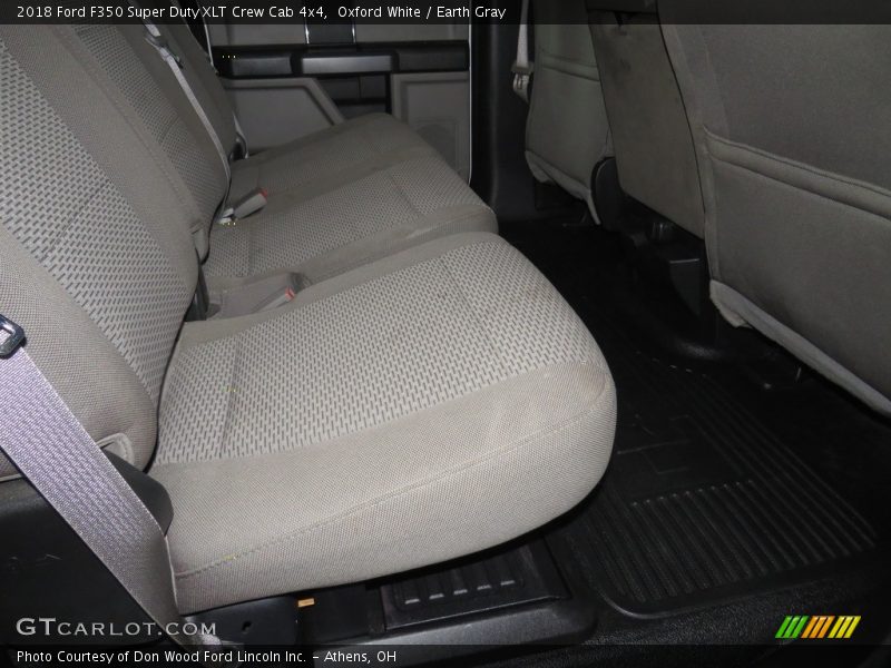 Oxford White / Earth Gray 2018 Ford F350 Super Duty XLT Crew Cab 4x4