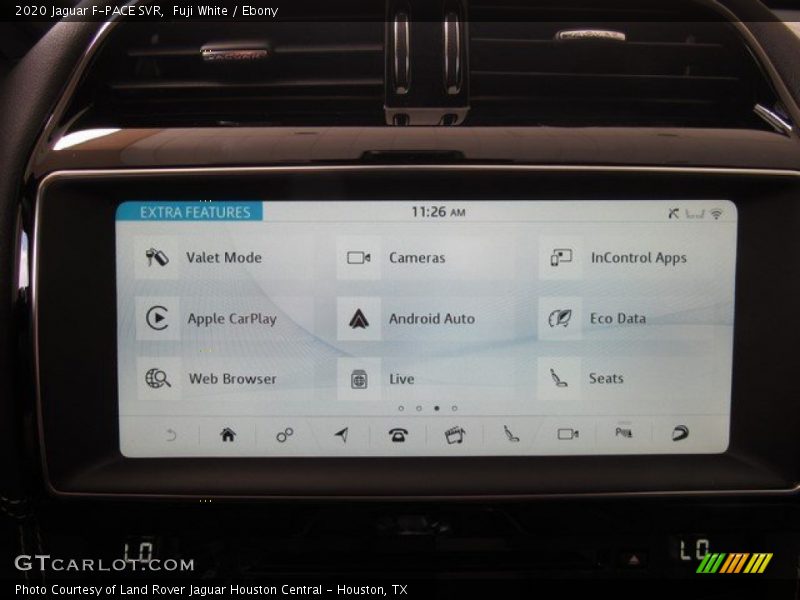 Controls of 2020 F-PACE SVR