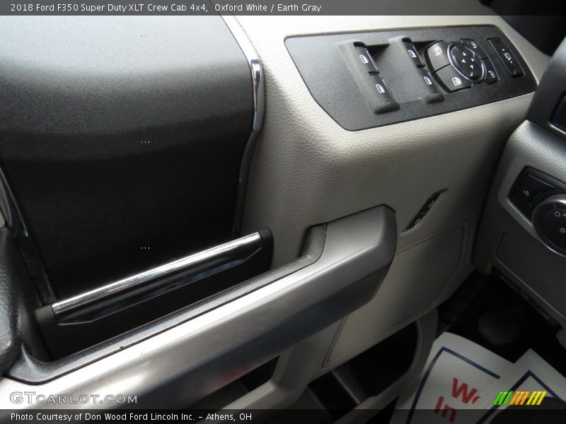 Oxford White / Earth Gray 2018 Ford F350 Super Duty XLT Crew Cab 4x4