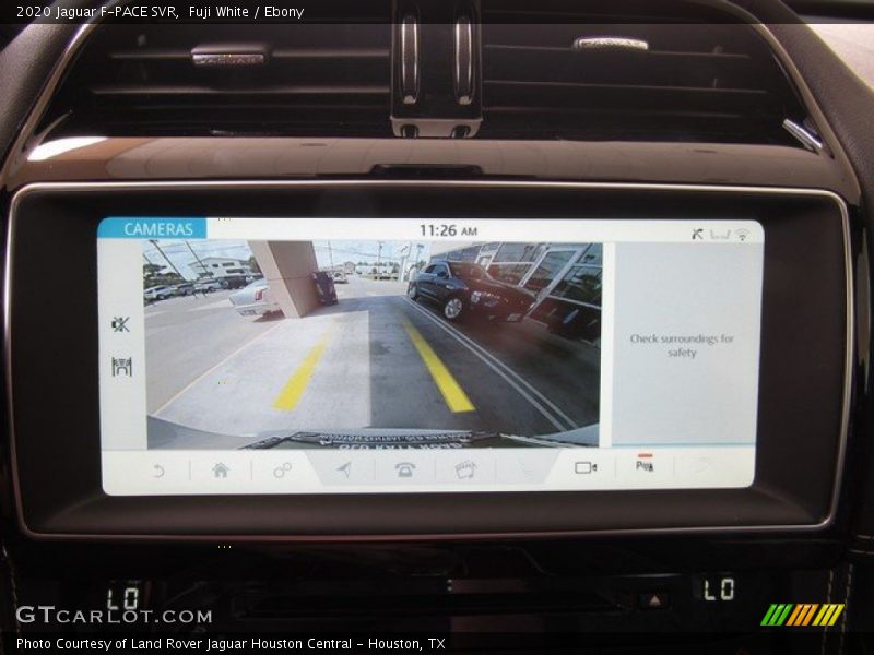 Navigation of 2020 F-PACE SVR