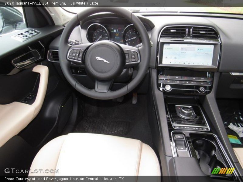 Dashboard of 2020 F-PACE 25t Premium