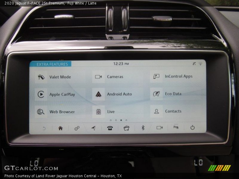 Controls of 2020 F-PACE 25t Premium