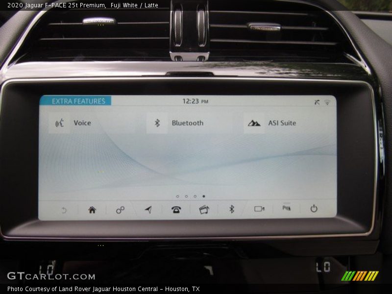 Controls of 2020 F-PACE 25t Premium