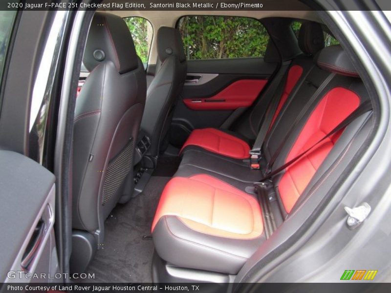 Rear Seat of 2020 F-PACE 25t Checkered Flag Edition