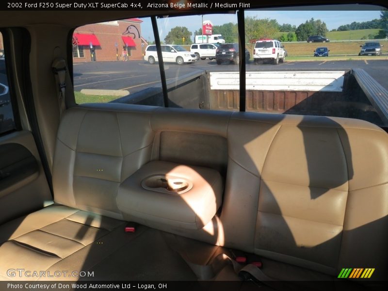 Arizona Beige Metallic / Medium Flint 2002 Ford F250 Super Duty XLT SuperCab 4x4