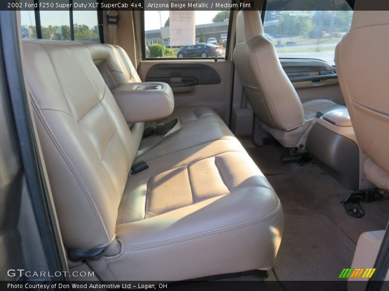 Arizona Beige Metallic / Medium Flint 2002 Ford F250 Super Duty XLT SuperCab 4x4