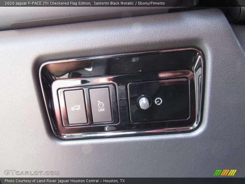 Controls of 2020 F-PACE 25t Checkered Flag Edition