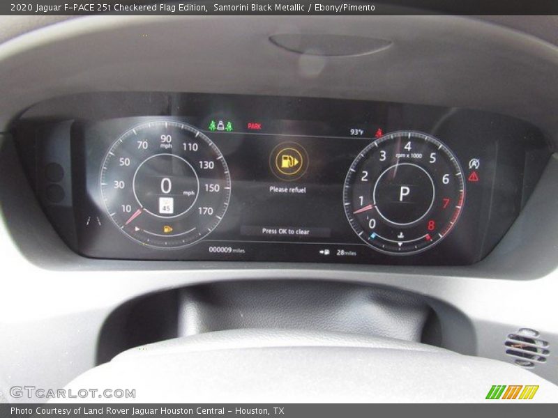  2020 F-PACE 25t Checkered Flag Edition 25t Checkered Flag Edition Gauges