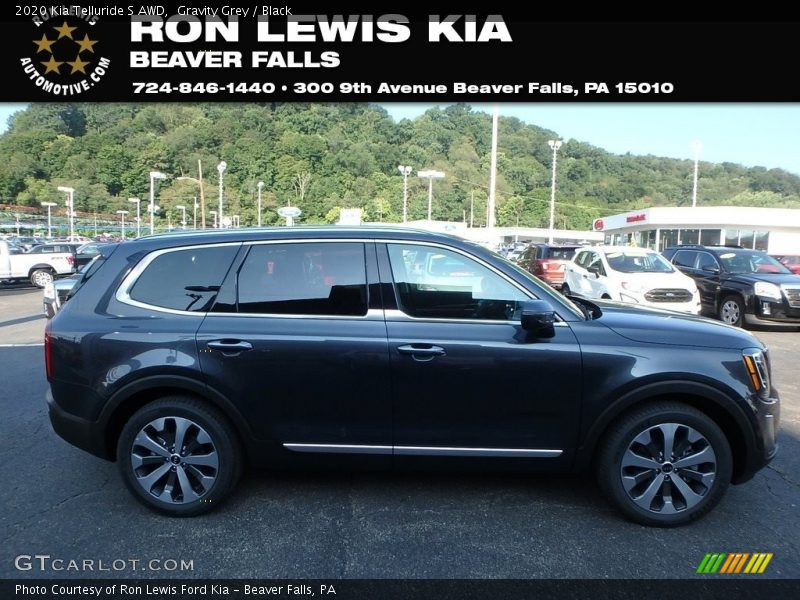 Gravity Grey / Black 2020 Kia Telluride S AWD