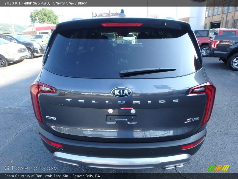 Gravity Grey / Black 2020 Kia Telluride S AWD
