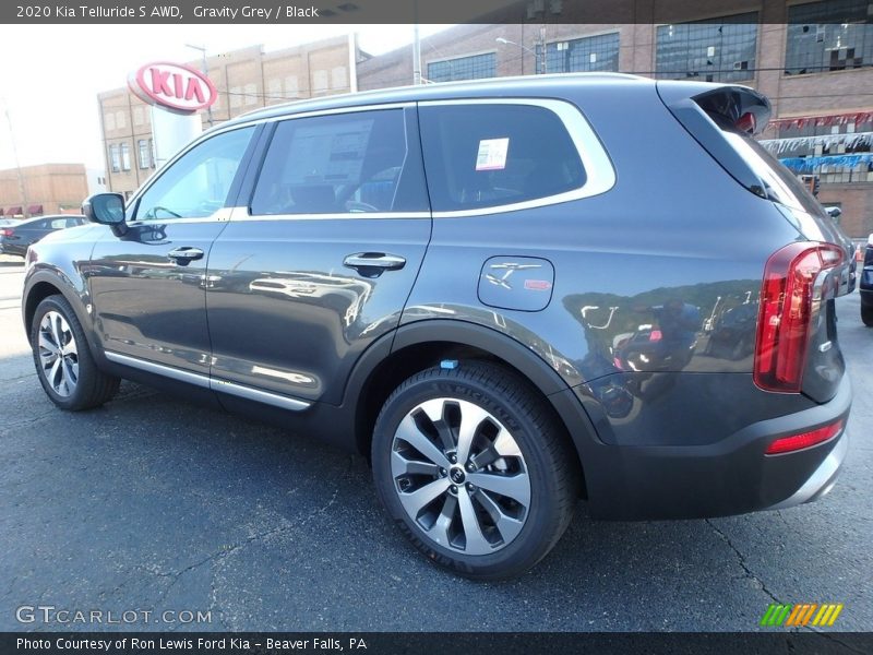 Gravity Grey / Black 2020 Kia Telluride S AWD