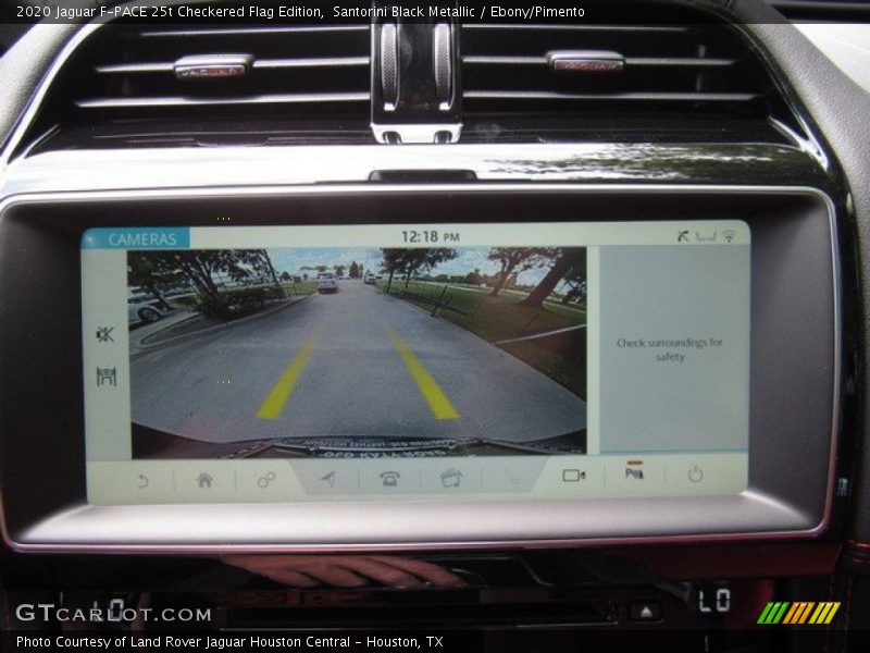 Controls of 2020 F-PACE 25t Checkered Flag Edition