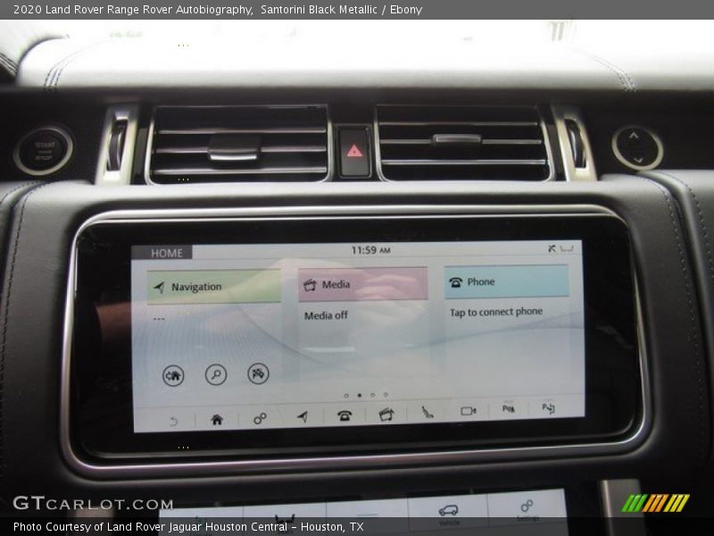 Controls of 2020 Range Rover Autobiography