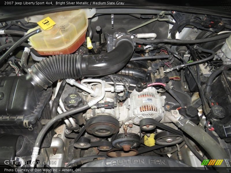Bright Silver Metallic / Medium Slate Gray 2007 Jeep Liberty Sport 4x4
