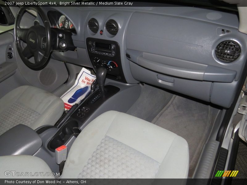 Bright Silver Metallic / Medium Slate Gray 2007 Jeep Liberty Sport 4x4