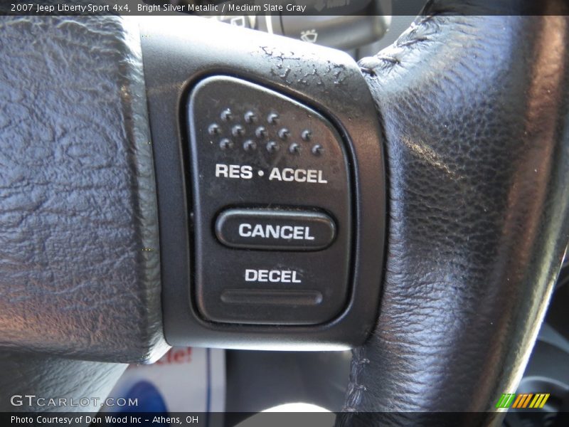 Bright Silver Metallic / Medium Slate Gray 2007 Jeep Liberty Sport 4x4