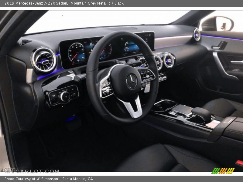 Mountain Grey Metallic / Black 2019 Mercedes-Benz A 220 Sedan