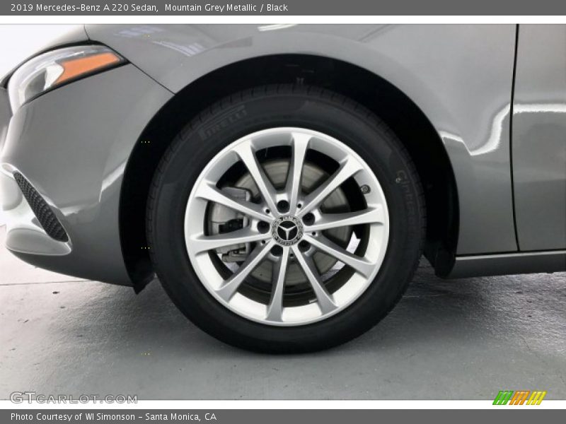 Mountain Grey Metallic / Black 2019 Mercedes-Benz A 220 Sedan