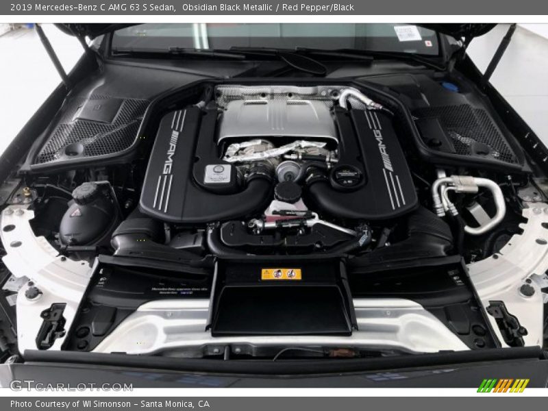  2019 C AMG 63 S Sedan Engine - 4.0 Liter biturbo DOHC 32-Valve VVT V8