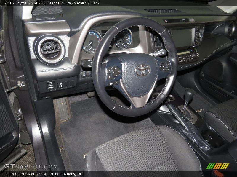 Magnetic Gray Metallic / Black 2016 Toyota RAV4 XLE