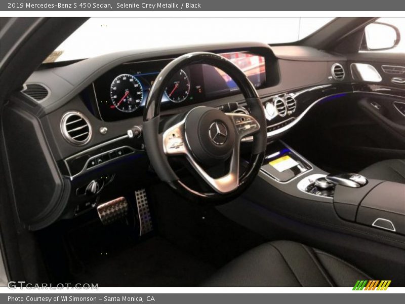 Selenite Grey Metallic / Black 2019 Mercedes-Benz S 450 Sedan