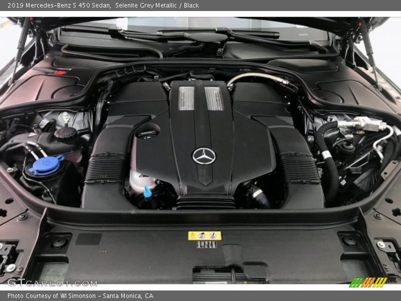 Selenite Grey Metallic / Black 2019 Mercedes-Benz S 450 Sedan