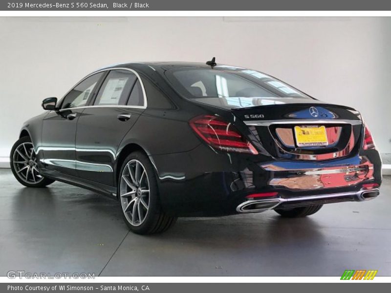 Black / Black 2019 Mercedes-Benz S 560 Sedan