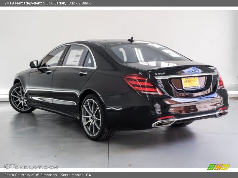 Black / Black 2019 Mercedes-Benz S 560 Sedan