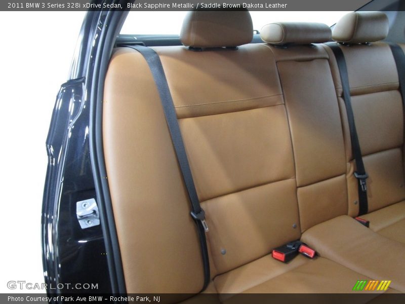 Black Sapphire Metallic / Saddle Brown Dakota Leather 2011 BMW 3 Series 328i xDrive Sedan