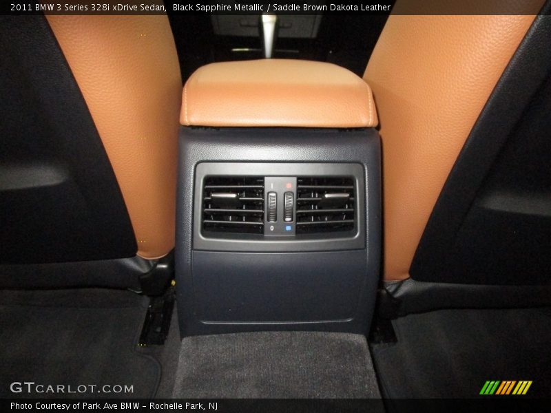 Black Sapphire Metallic / Saddle Brown Dakota Leather 2011 BMW 3 Series 328i xDrive Sedan
