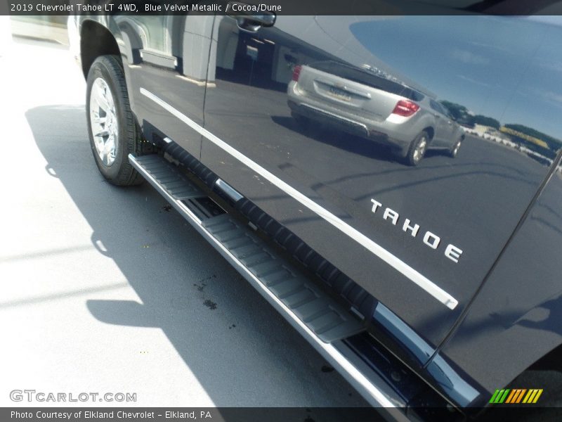 Blue Velvet Metallic / Cocoa/Dune 2019 Chevrolet Tahoe LT 4WD