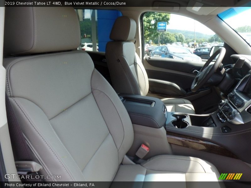 Blue Velvet Metallic / Cocoa/Dune 2019 Chevrolet Tahoe LT 4WD